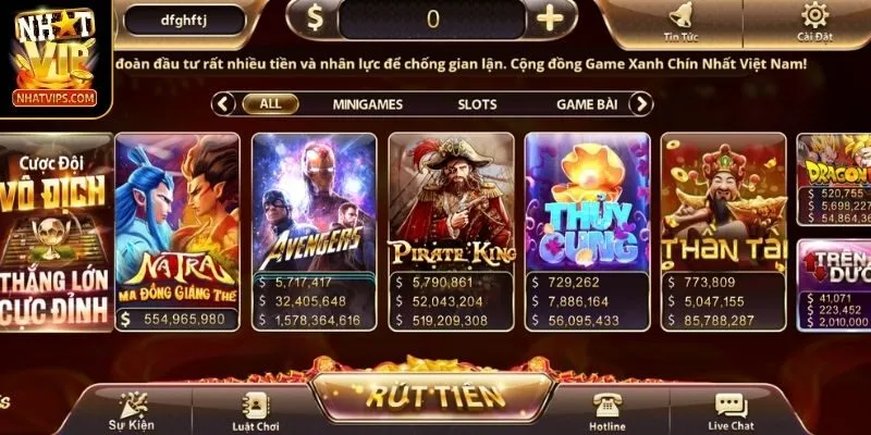 Những ưu điểm vượt giúp trang chủ thu hút người chơi